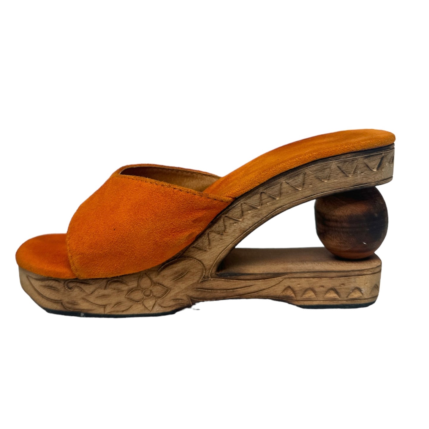SANDALIAS TACO TALLADO