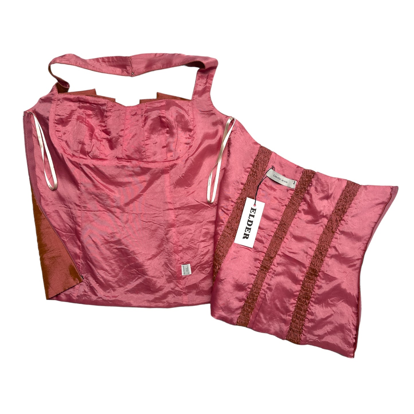 TOP HALTER DE SHANTUNG