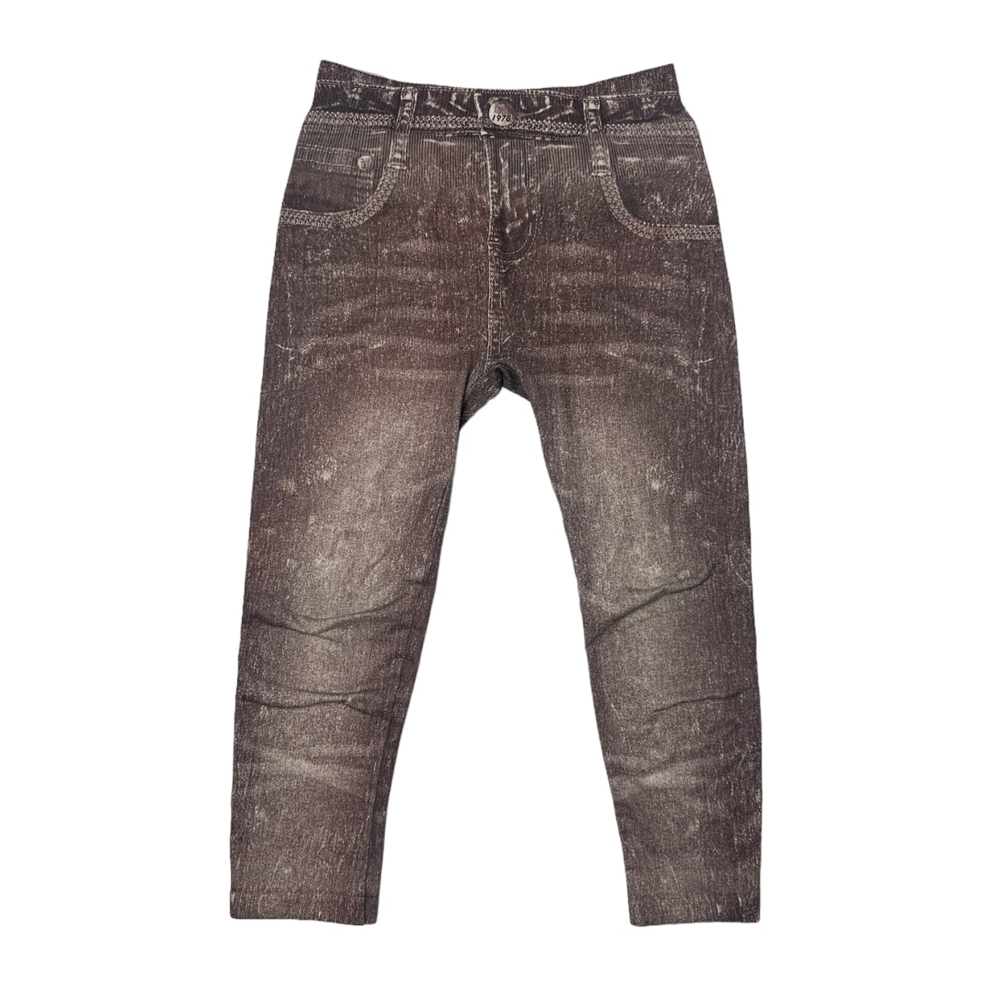 CALZA 3/4 PRINT DENIM