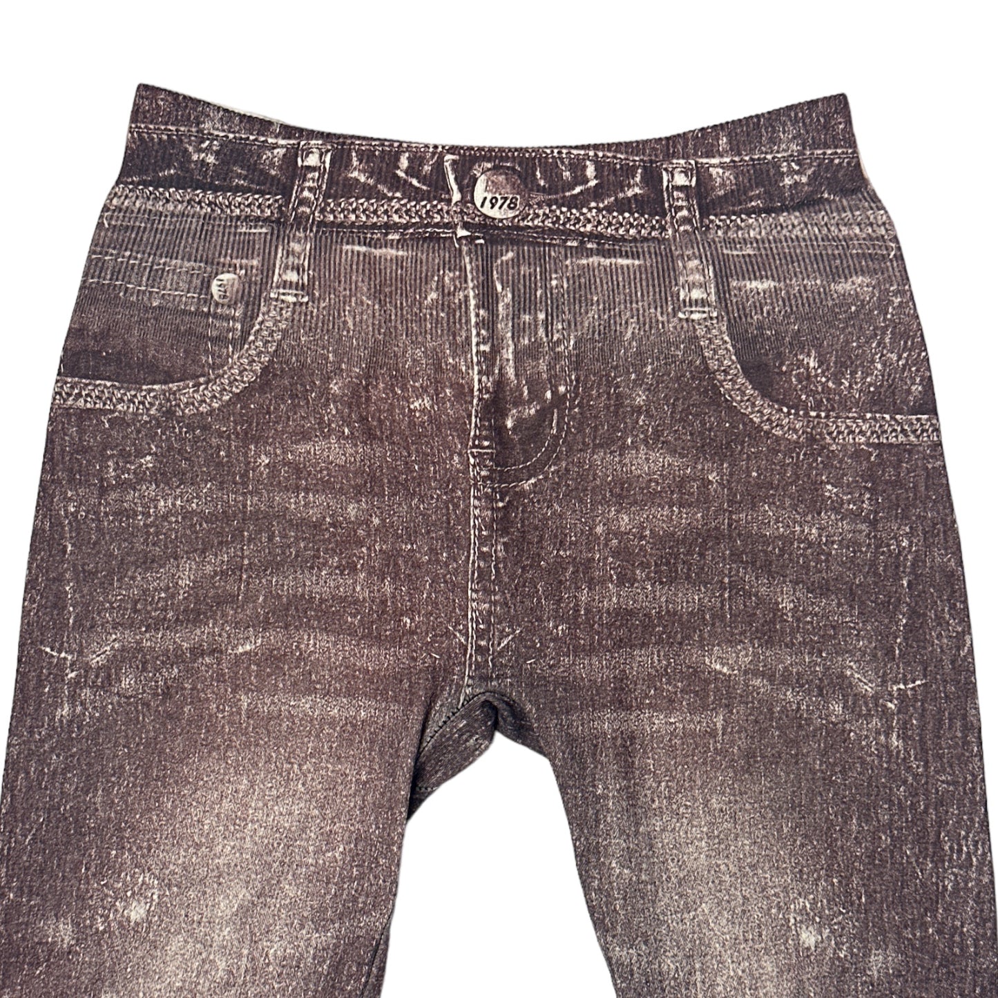 CALZA 3/4 PRINT DENIM