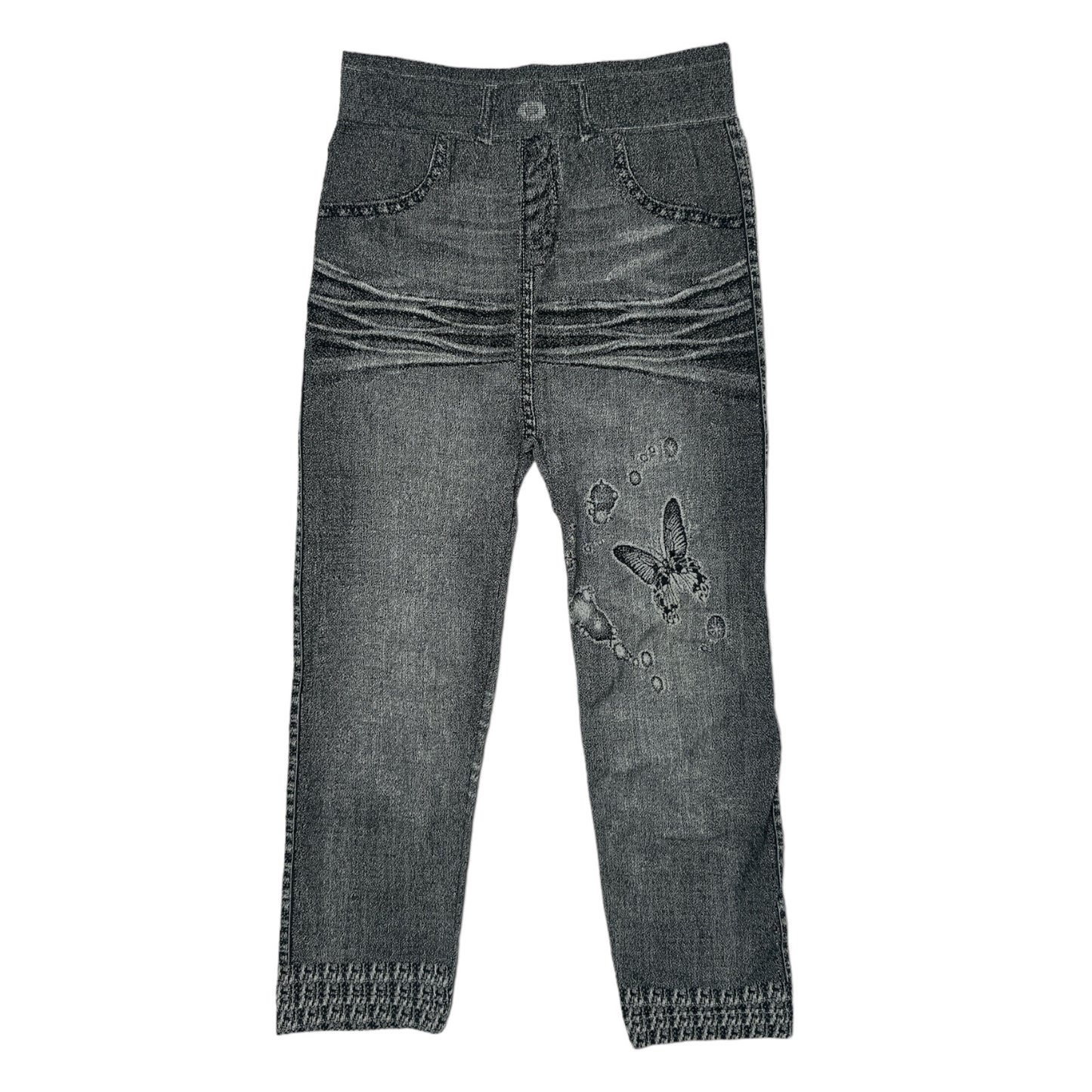 CALZA 3/4 DENIM GRIS