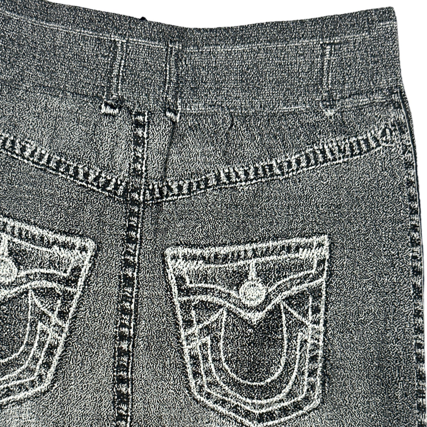 CALZA 3/4 DENIM GRIS