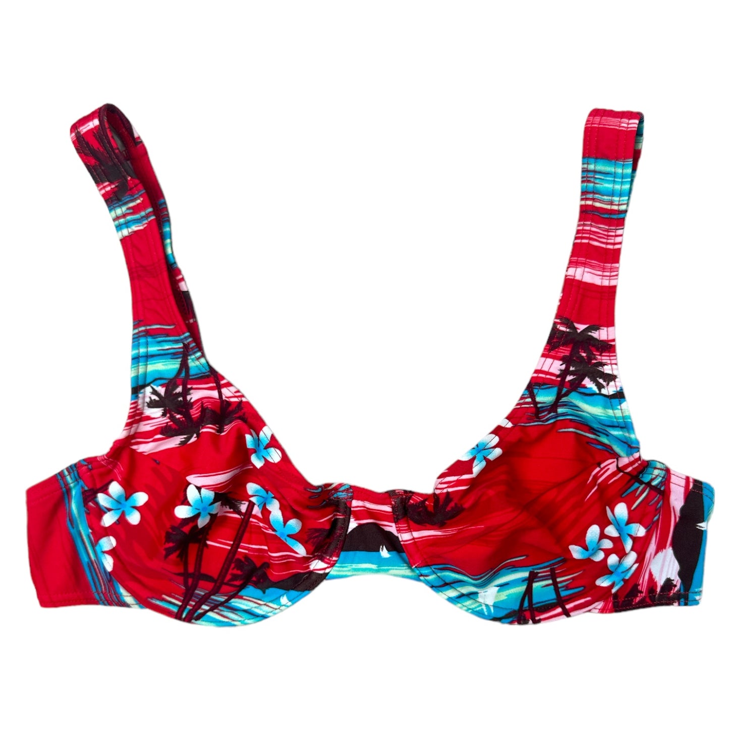 BIKINI TROPICAL ROJO
