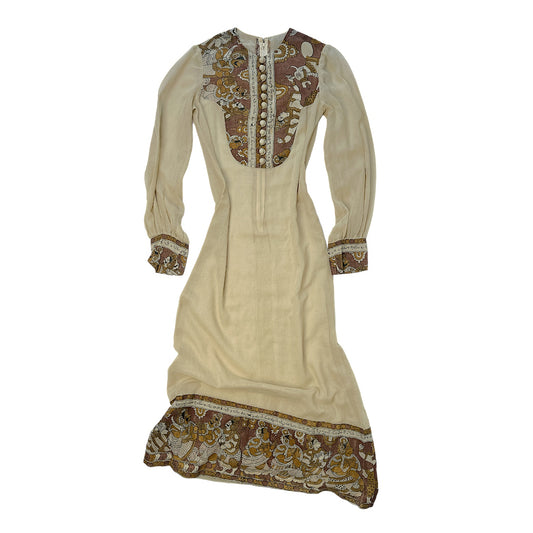 VESTIDO '70s ÉTNICO