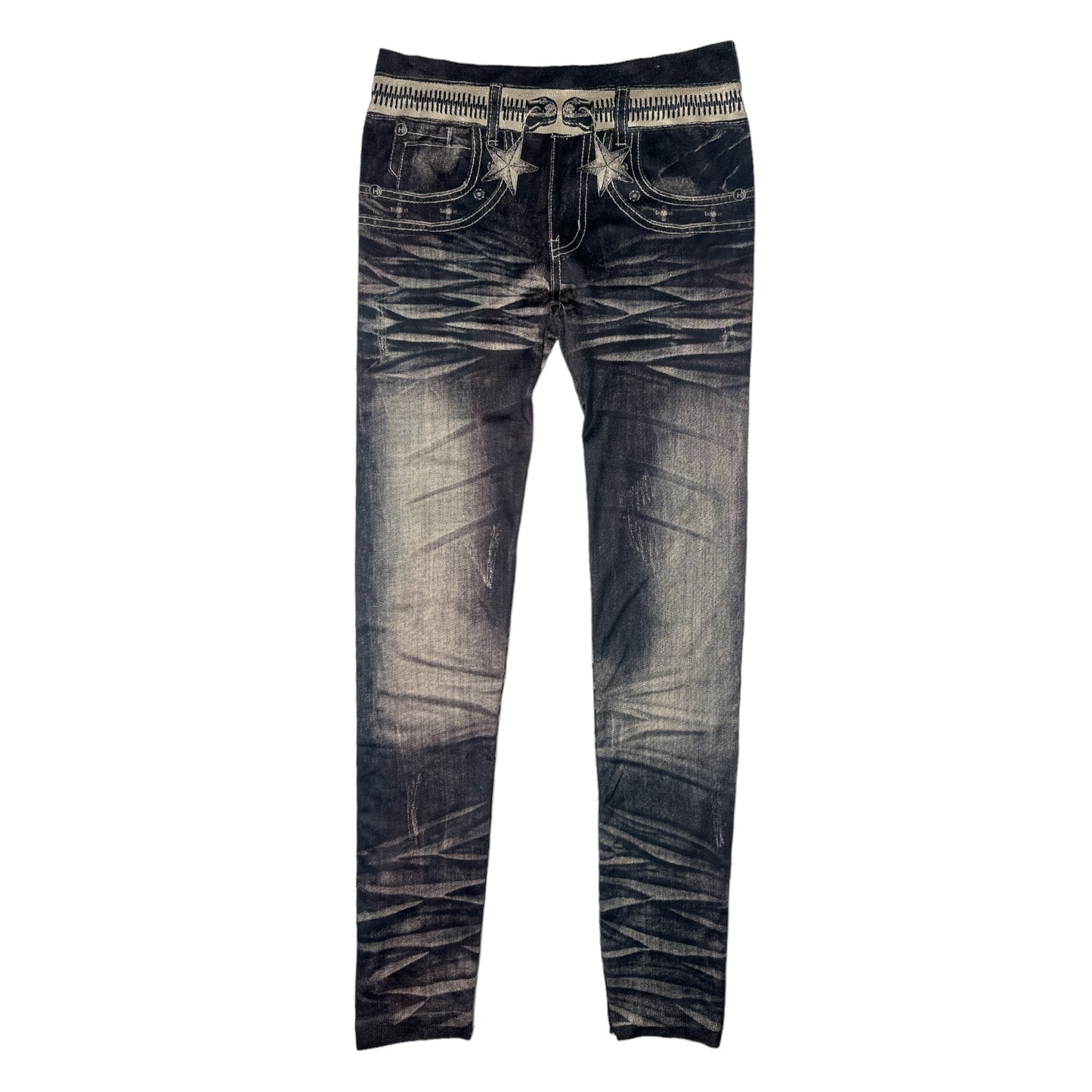 CALZAS 3/4 ESTAMPA DENIM