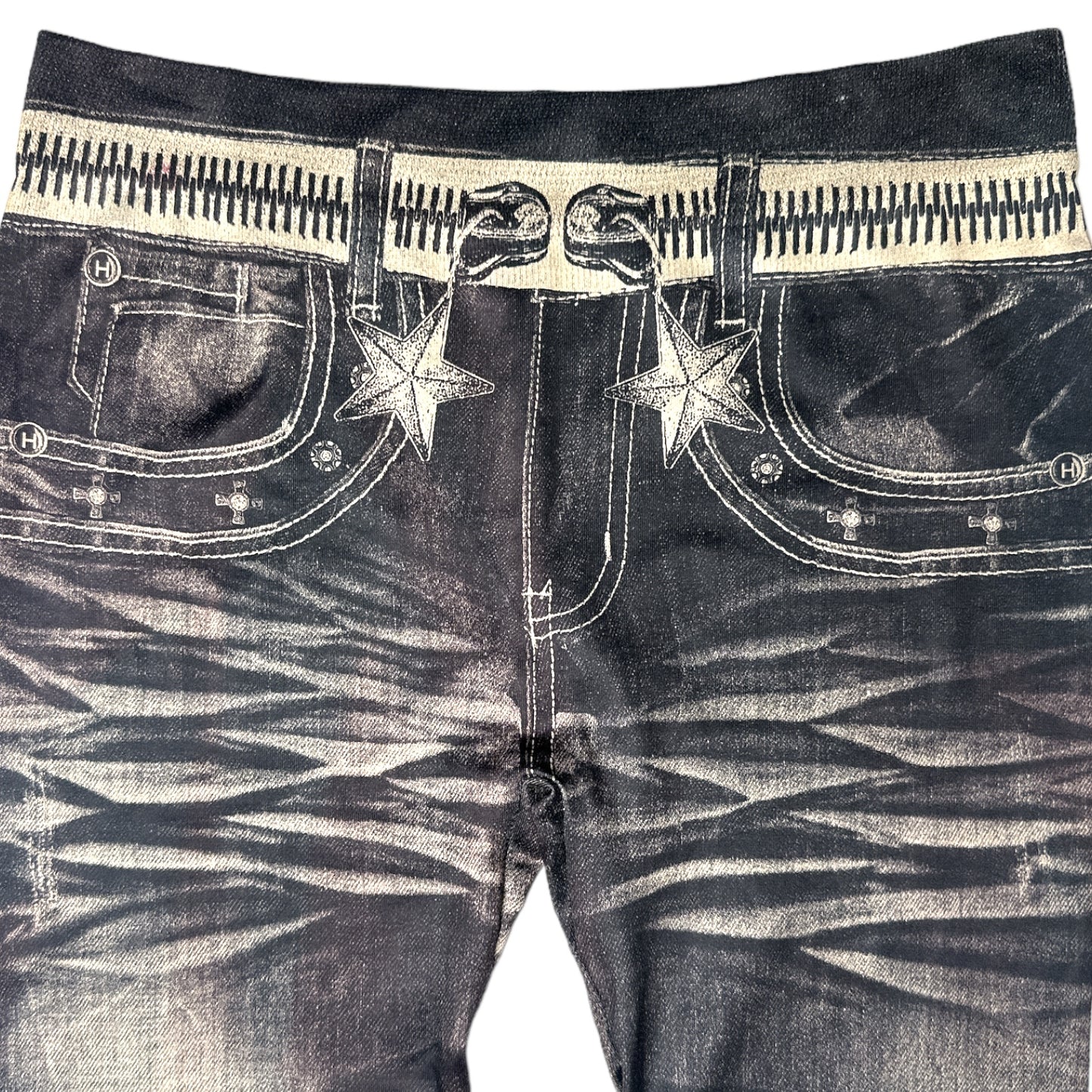CALZAS 3/4 ESTAMPA DENIM