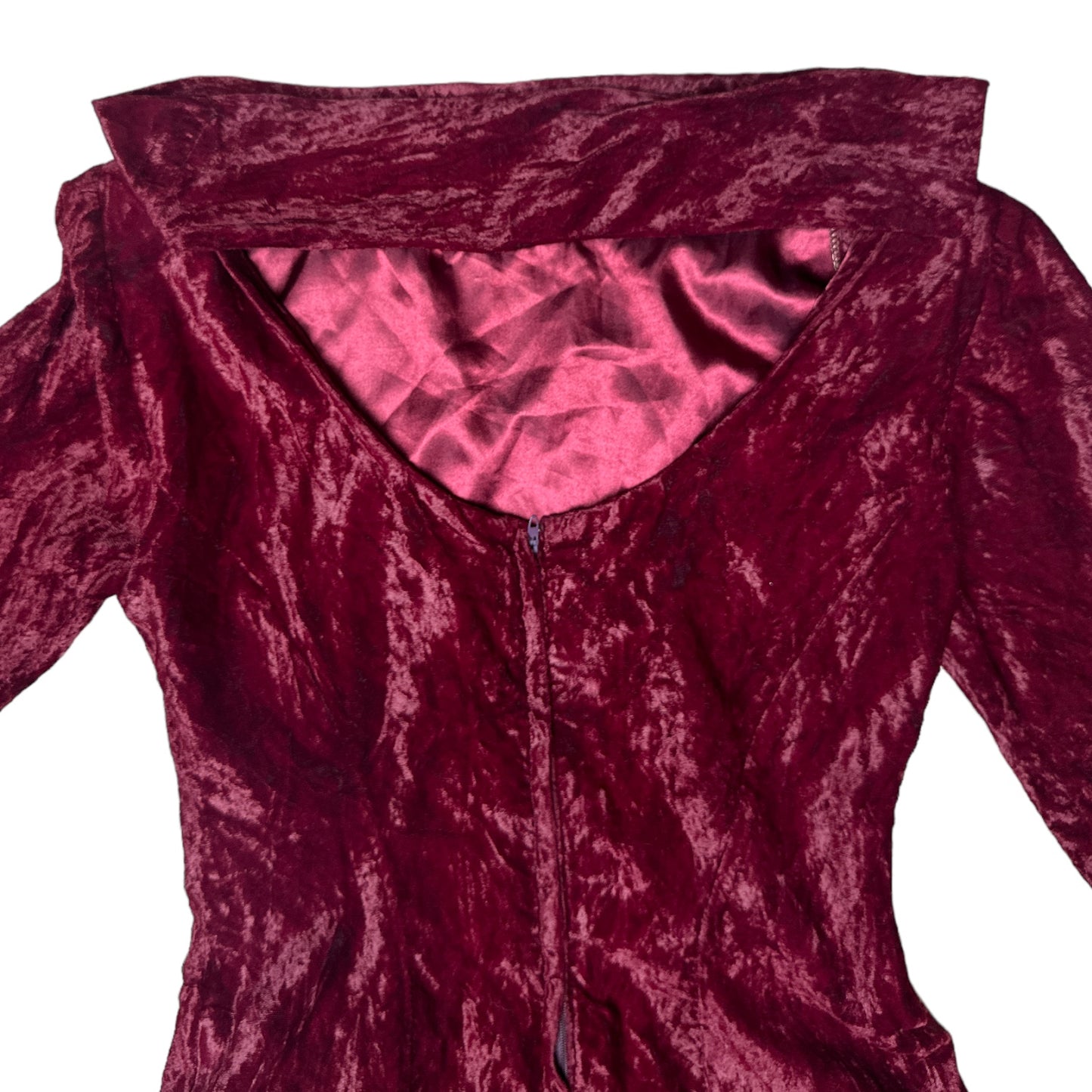 VESTIDO ANTIGUO DE TERCIOPELO