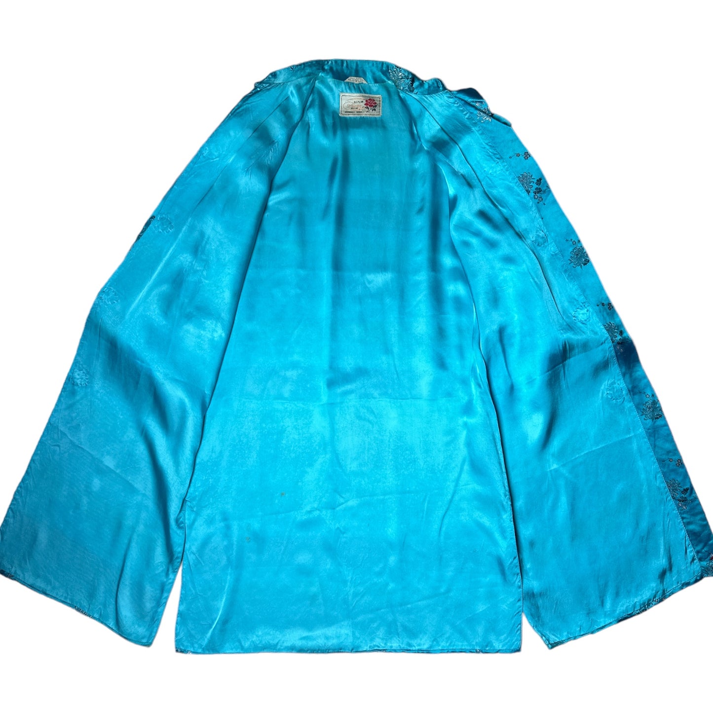 TRAJE CHINO TURQUESA