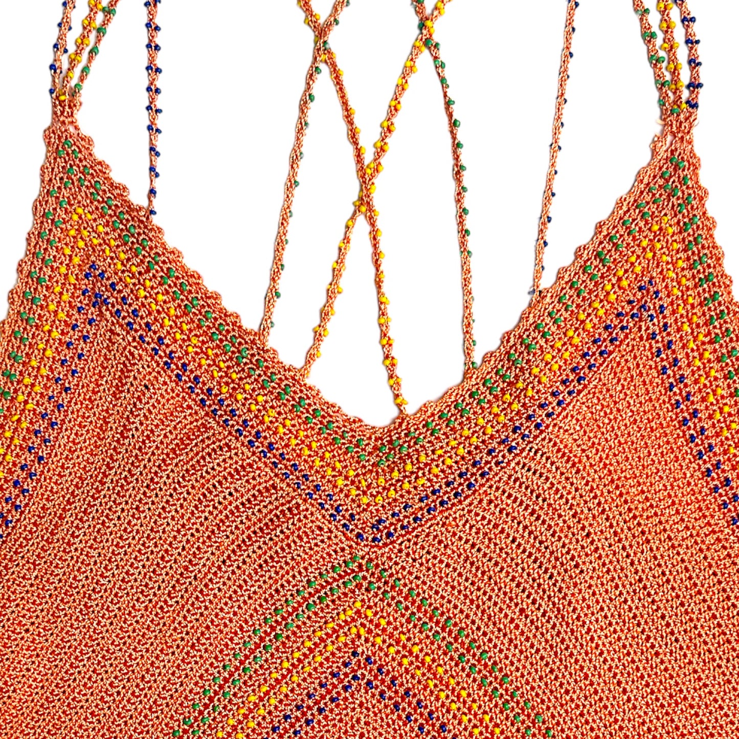 MUSCULOSA CROCHET Y CUENTAS
