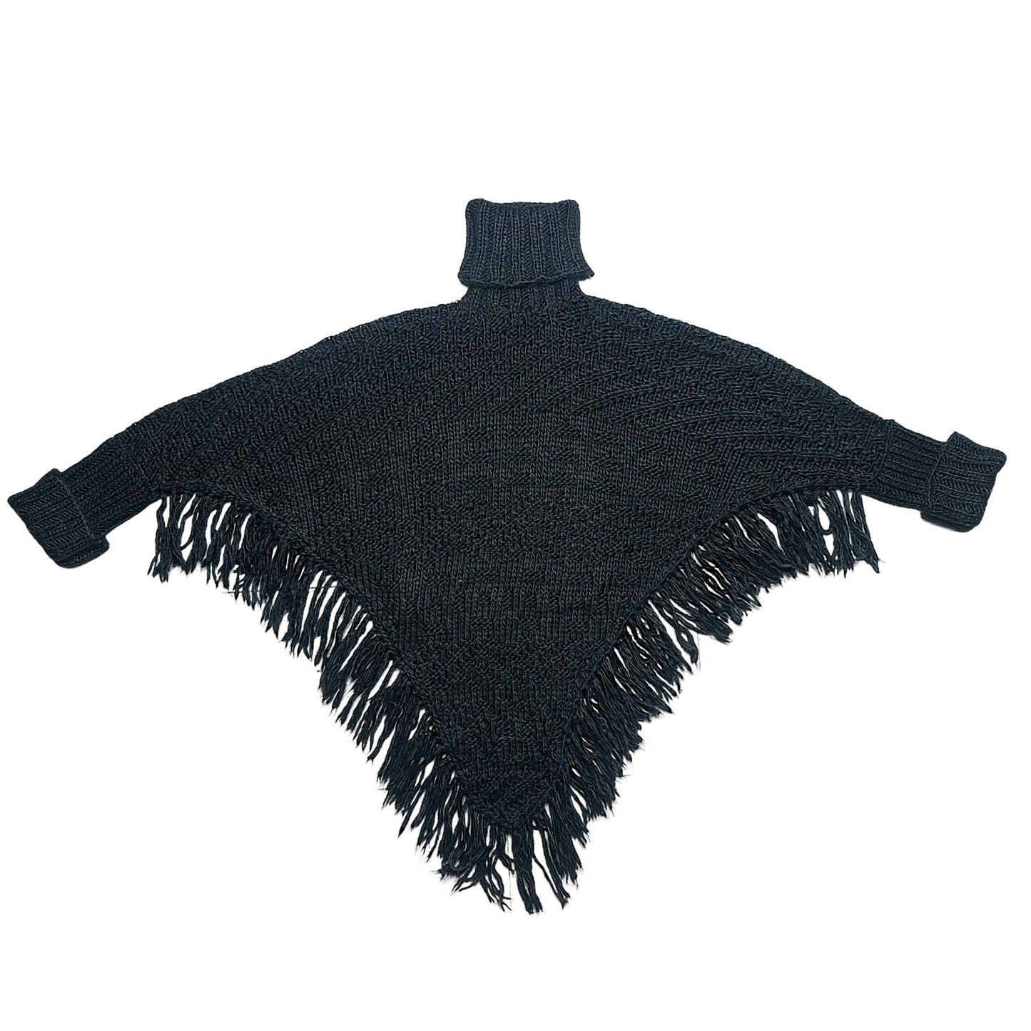 PONCHO CON PUÑOS