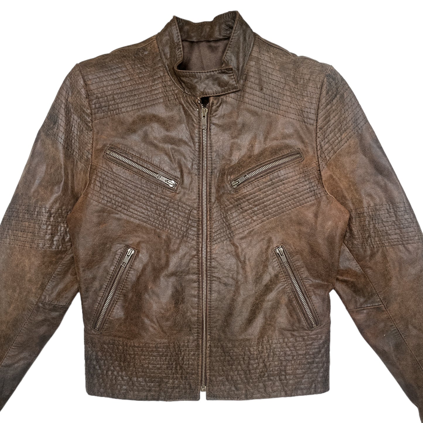 CAMPERA CUERO MOTERA