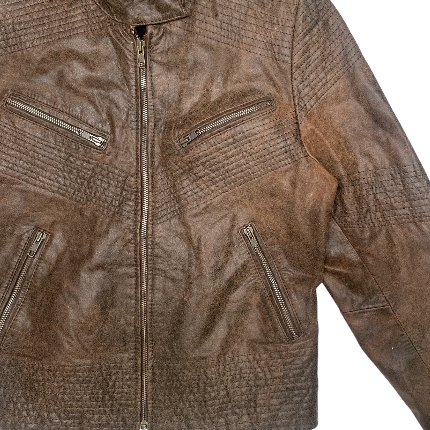 CAMPERA CUERO MOTERA