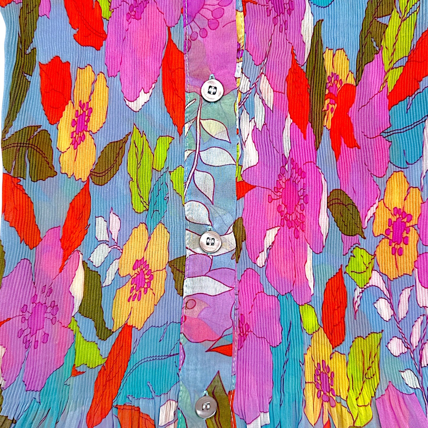 CAMISA PLISADA FLORES