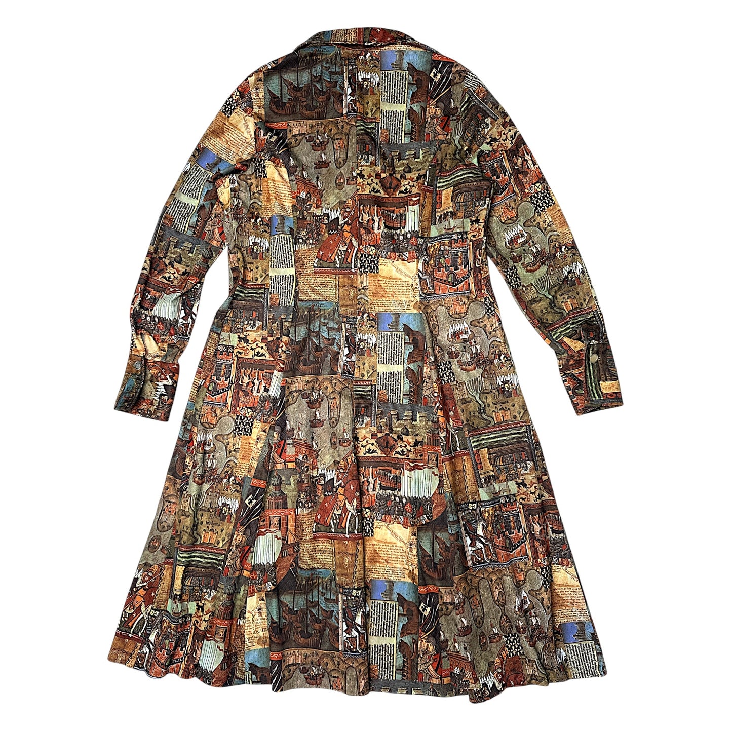 VESTIDO ESTAMPA ROMANA