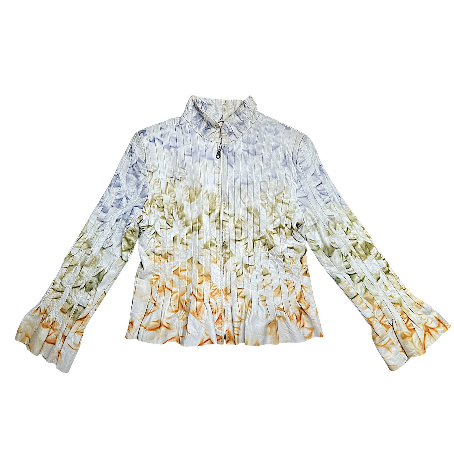 CHAQUETA CUERO MARMOLADA