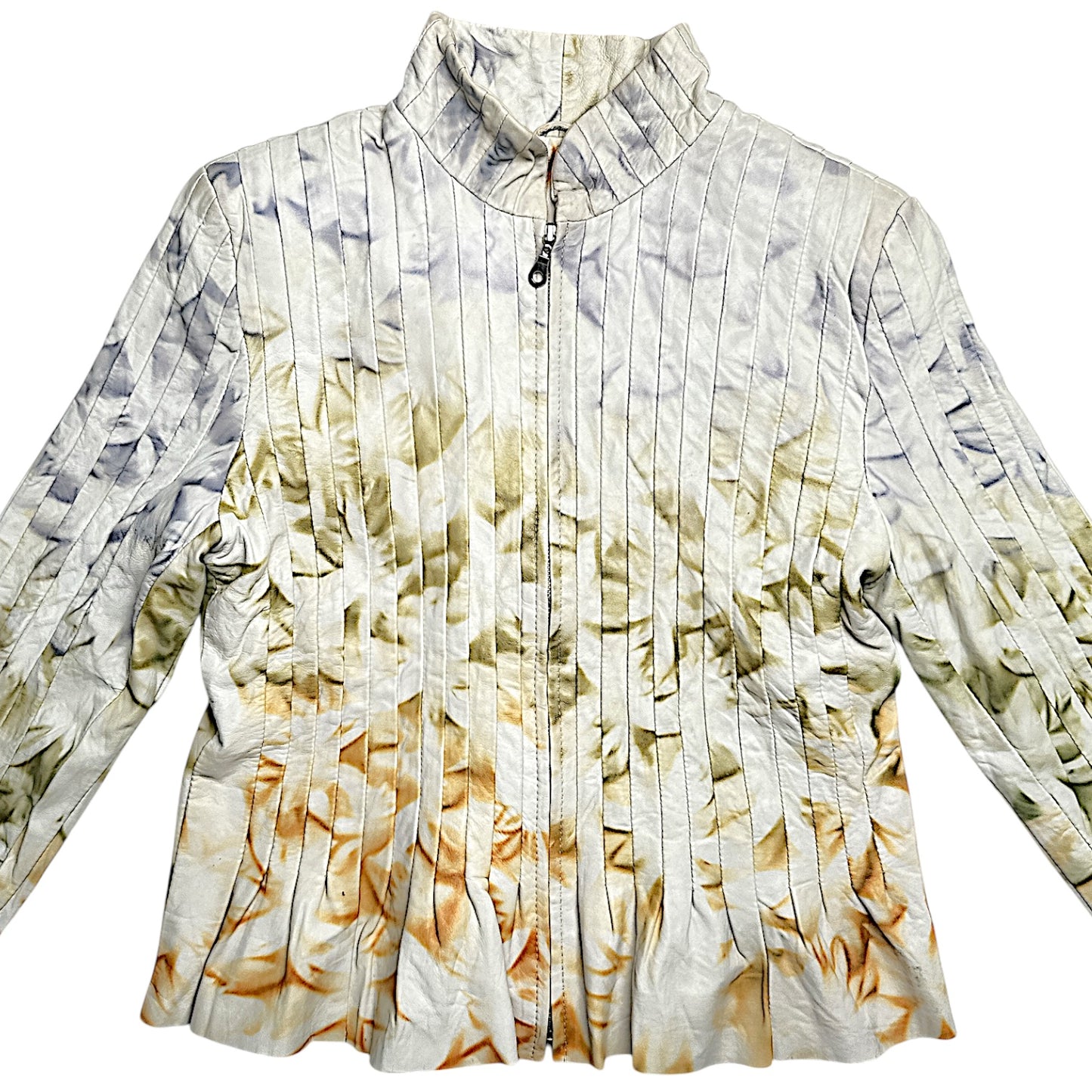 CHAQUETA CUERO MARMOLADA