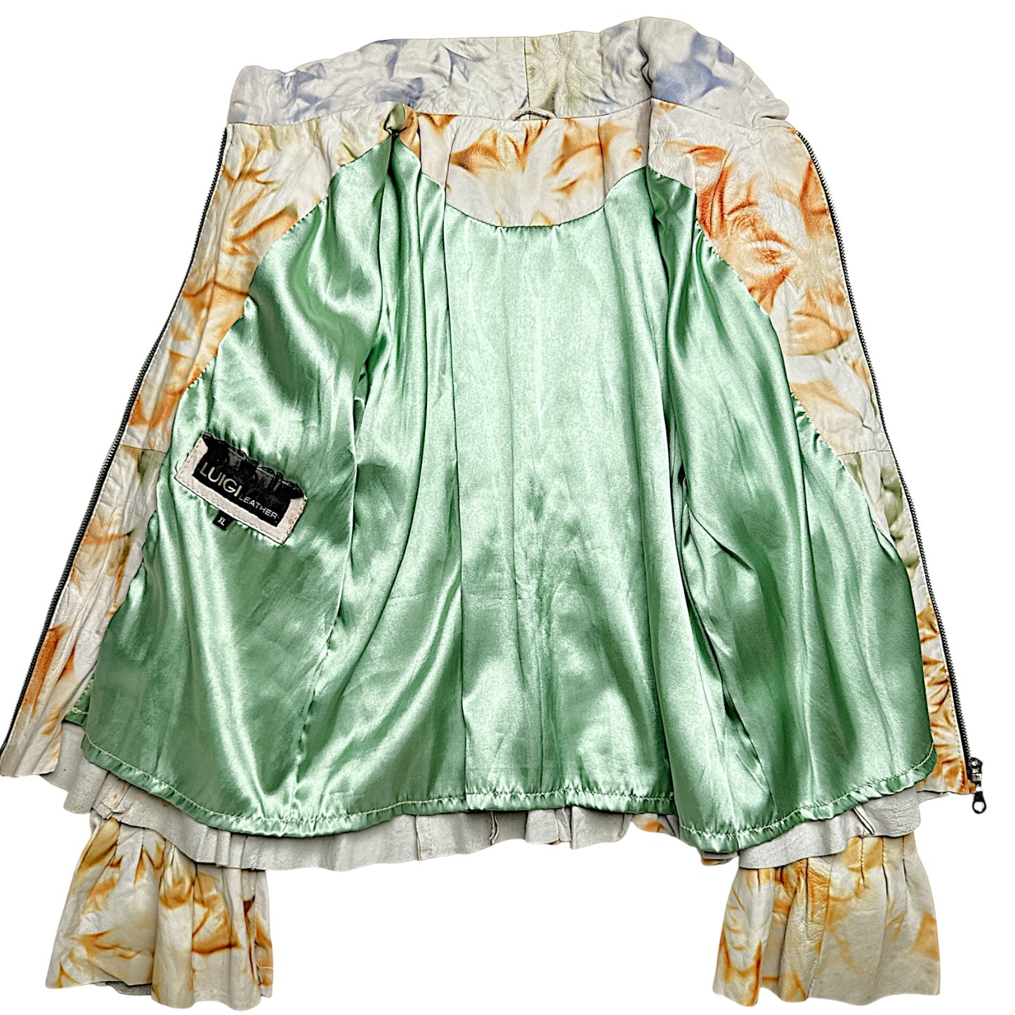 CHAQUETA CUERO MARMOLADA