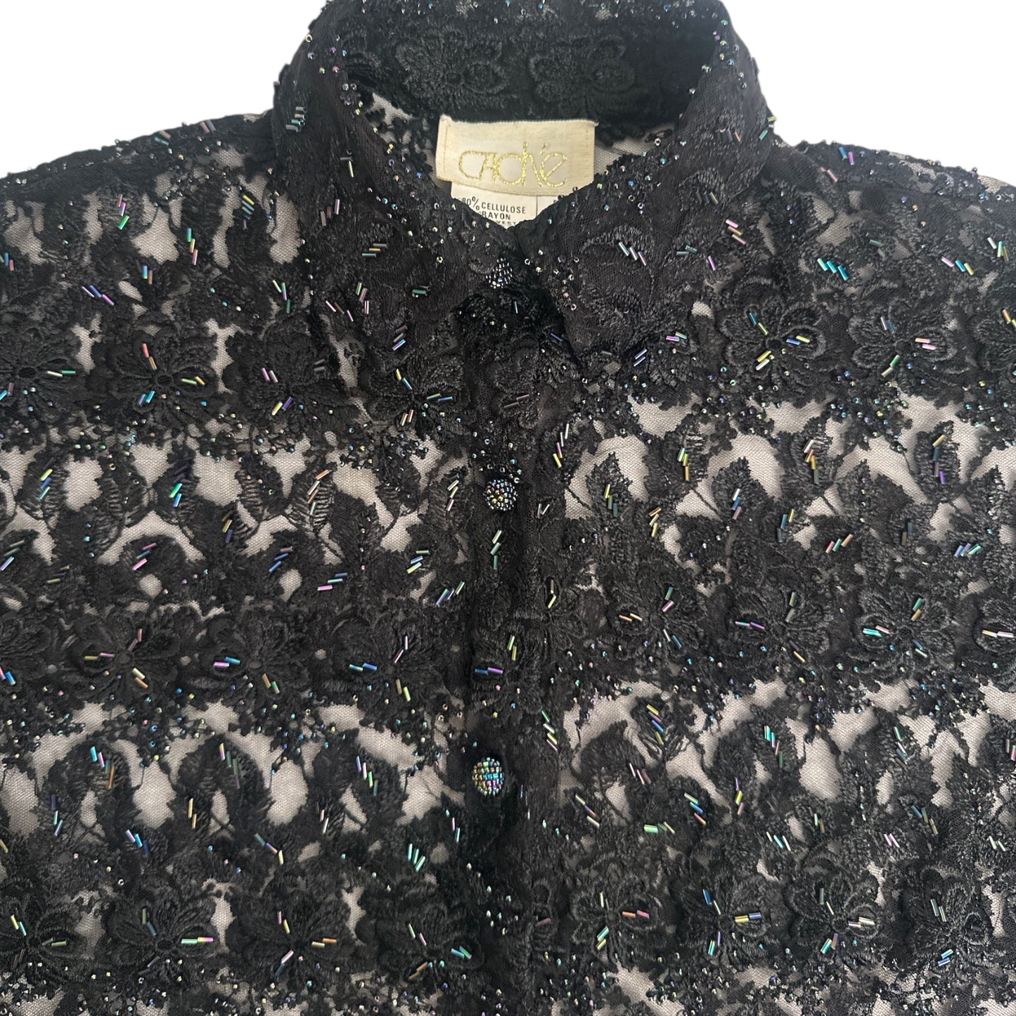 CAMISA ENCAJE Y CANUTILLOS