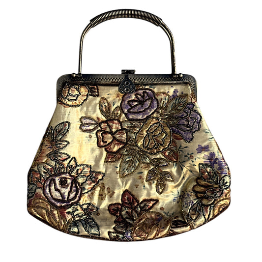 CARTERA VINTAGE BORDADA