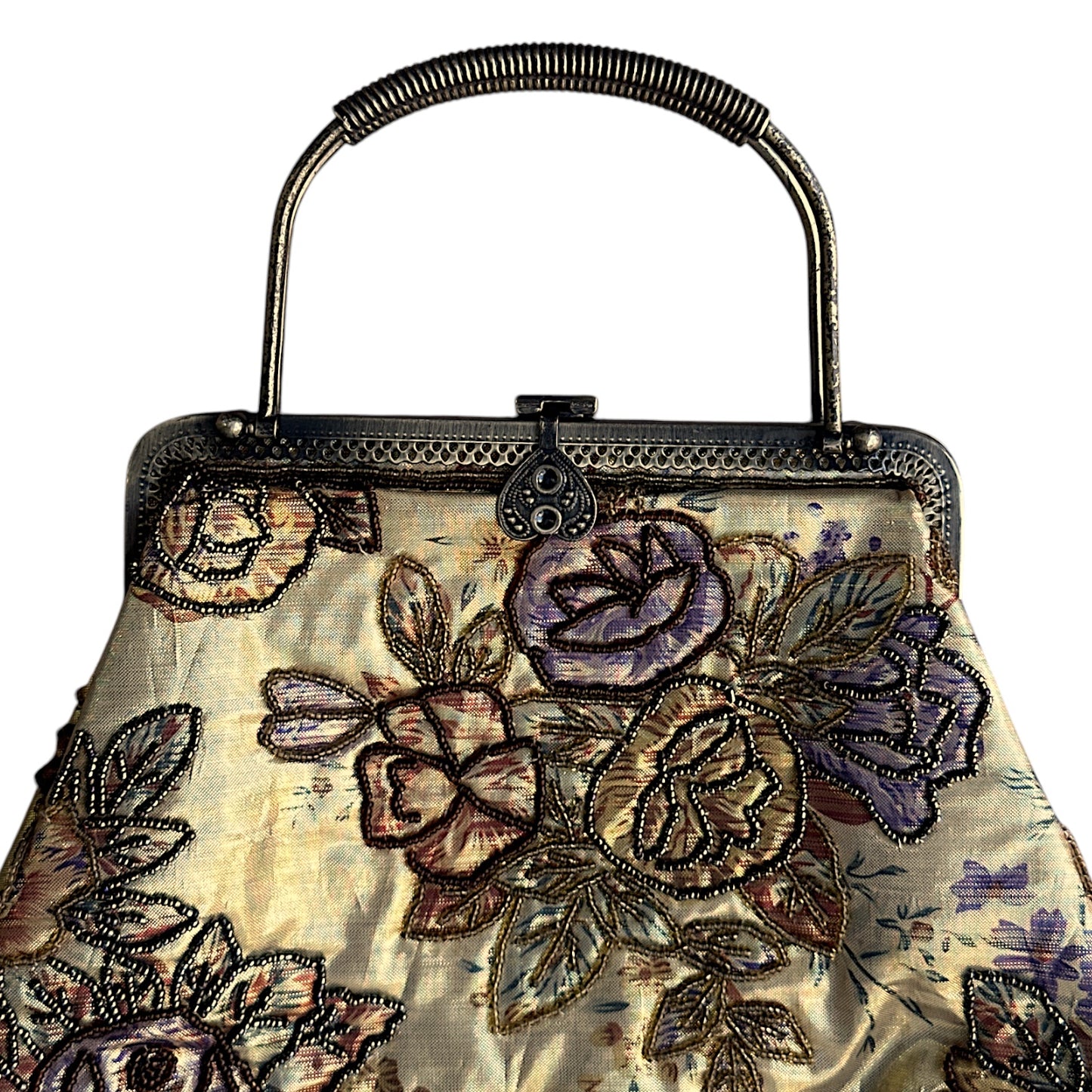 CARTERA VINTAGE BORDADA