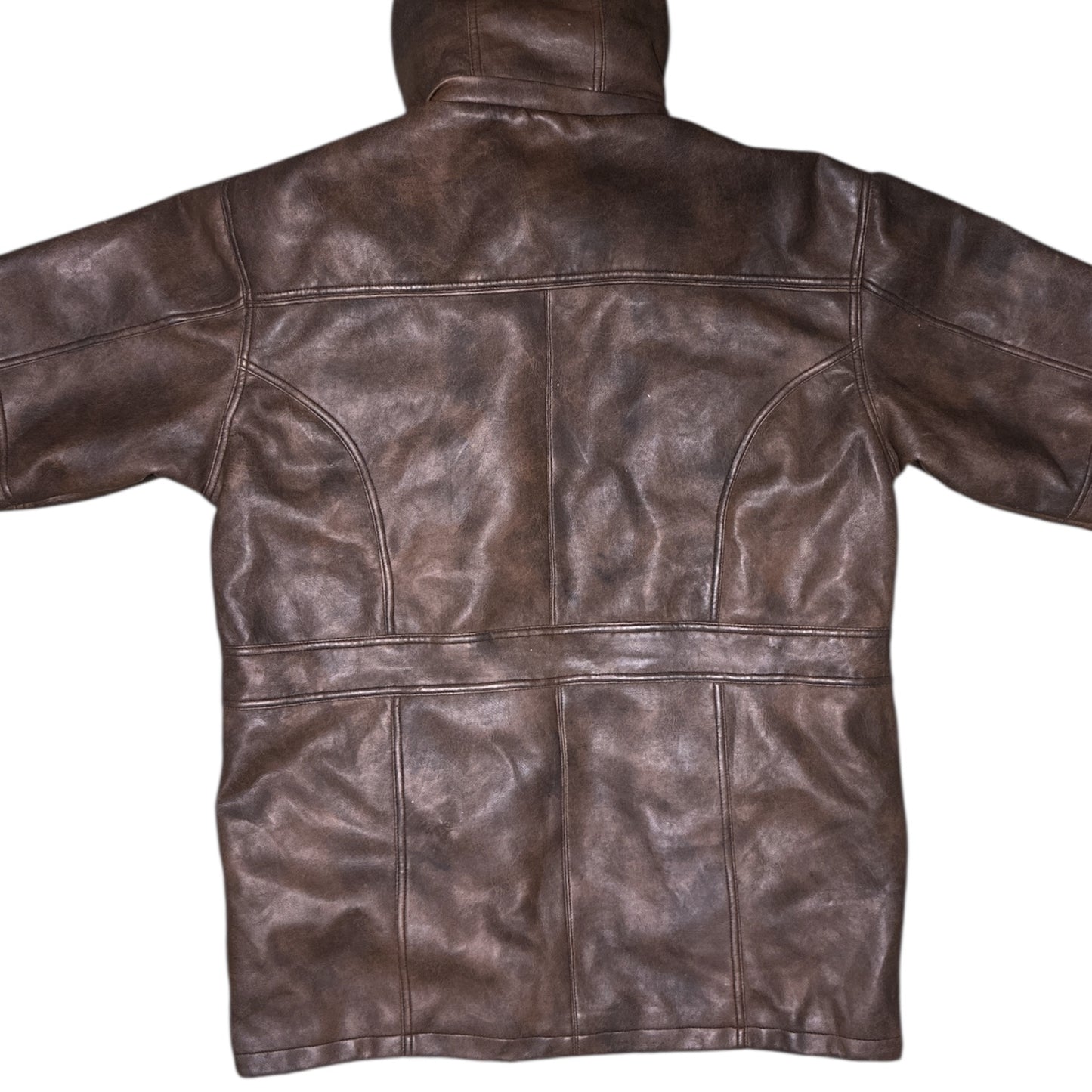 CHAQUETA CUERO 4 BOLSILLOS